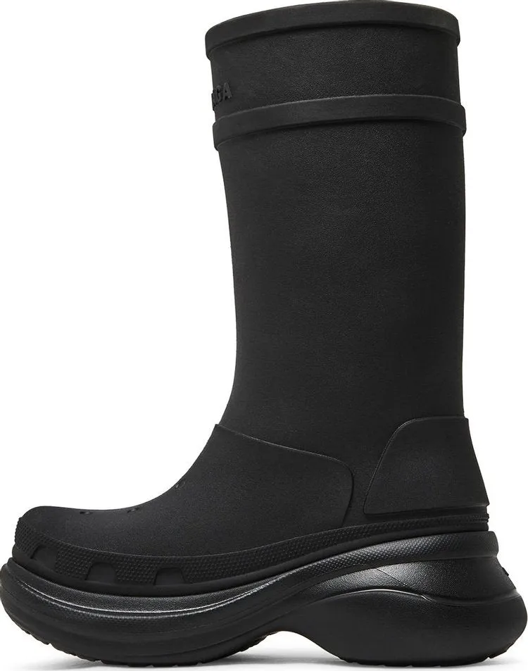 Crocs x Balenciaga Clog Boot 2.0 Black, black