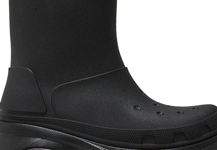 Crocs x Balenciaga Clog Boot 2.0 Black, black