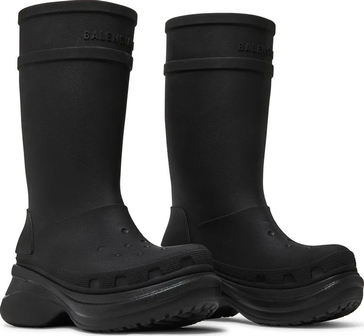 Crocs x Balenciaga Clog Boot 2.0 Black, black