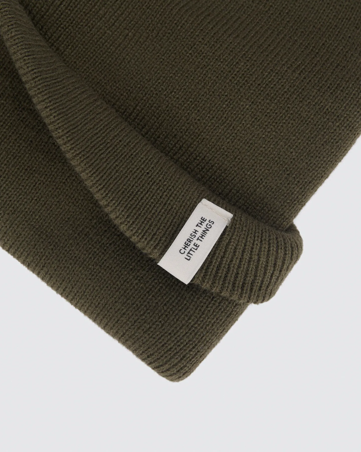 Cuffed Beanie | Moss Green