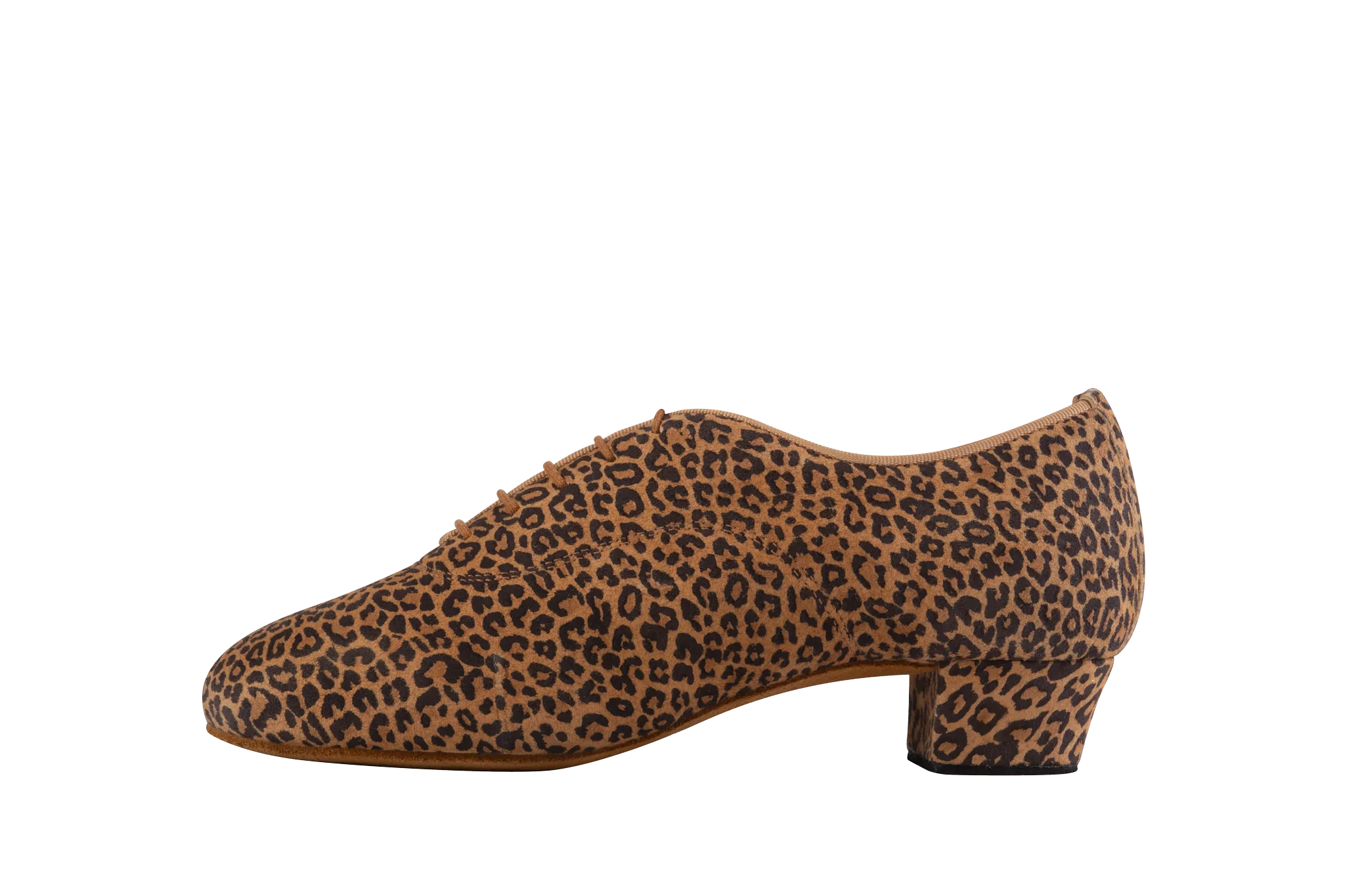 Dance Naturals 116 Torcello Ladies Leopard Print Practice and Teaching Shoe