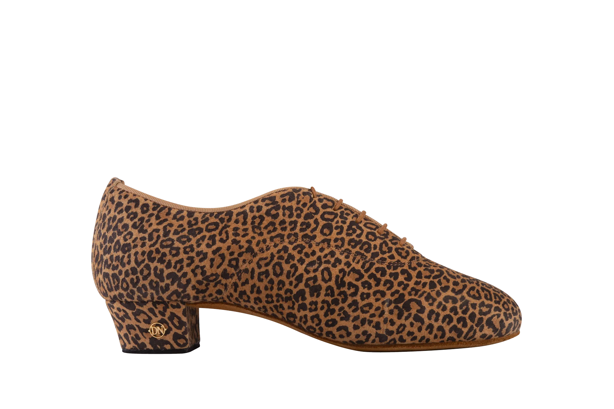 Dance Naturals 116 Torcello Ladies Leopard Print Practice and Teaching Shoe