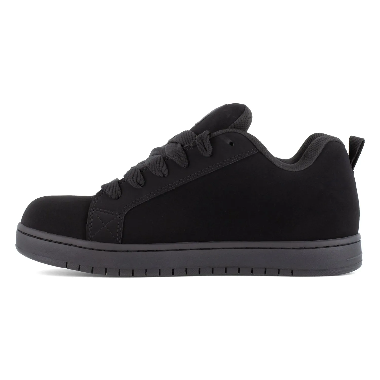 DC Mens Graffik Lifestyle Black Nubuck Work Shoes