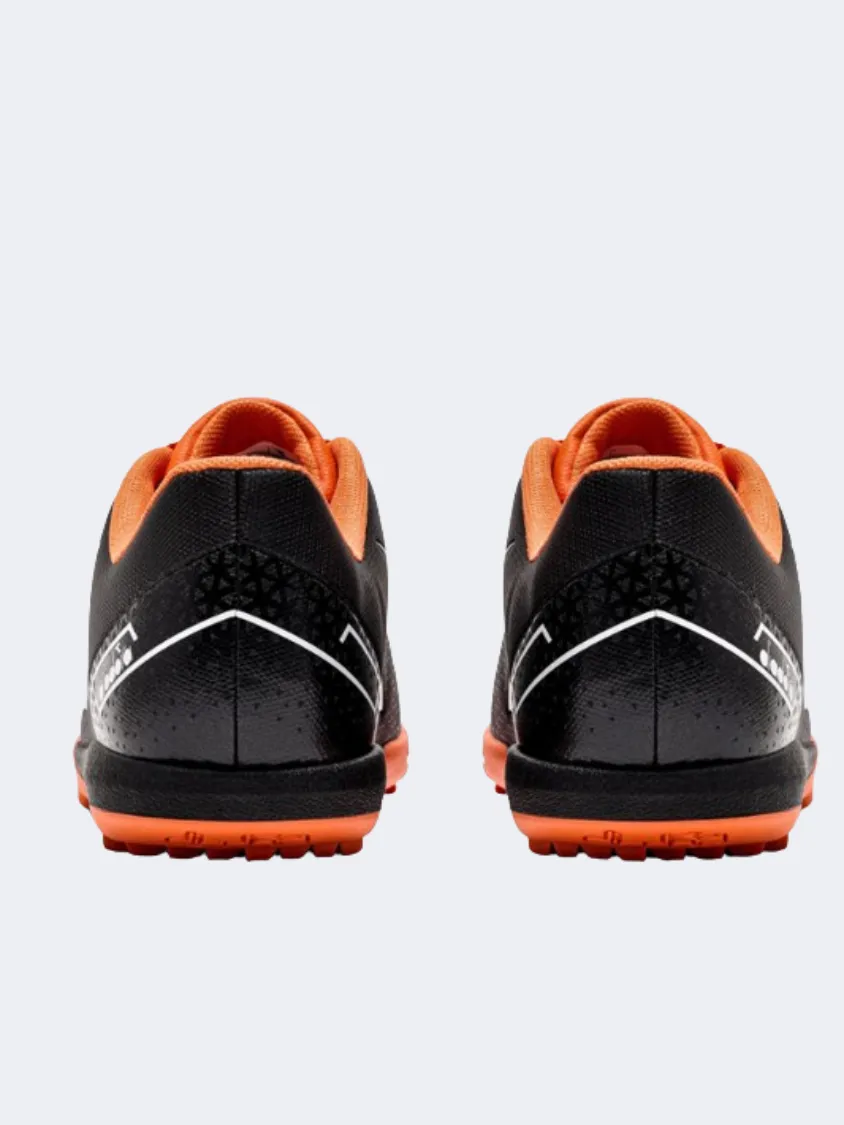 Diadora Pichichi 6 Tfr Men Football Shoes Black/White/Orange