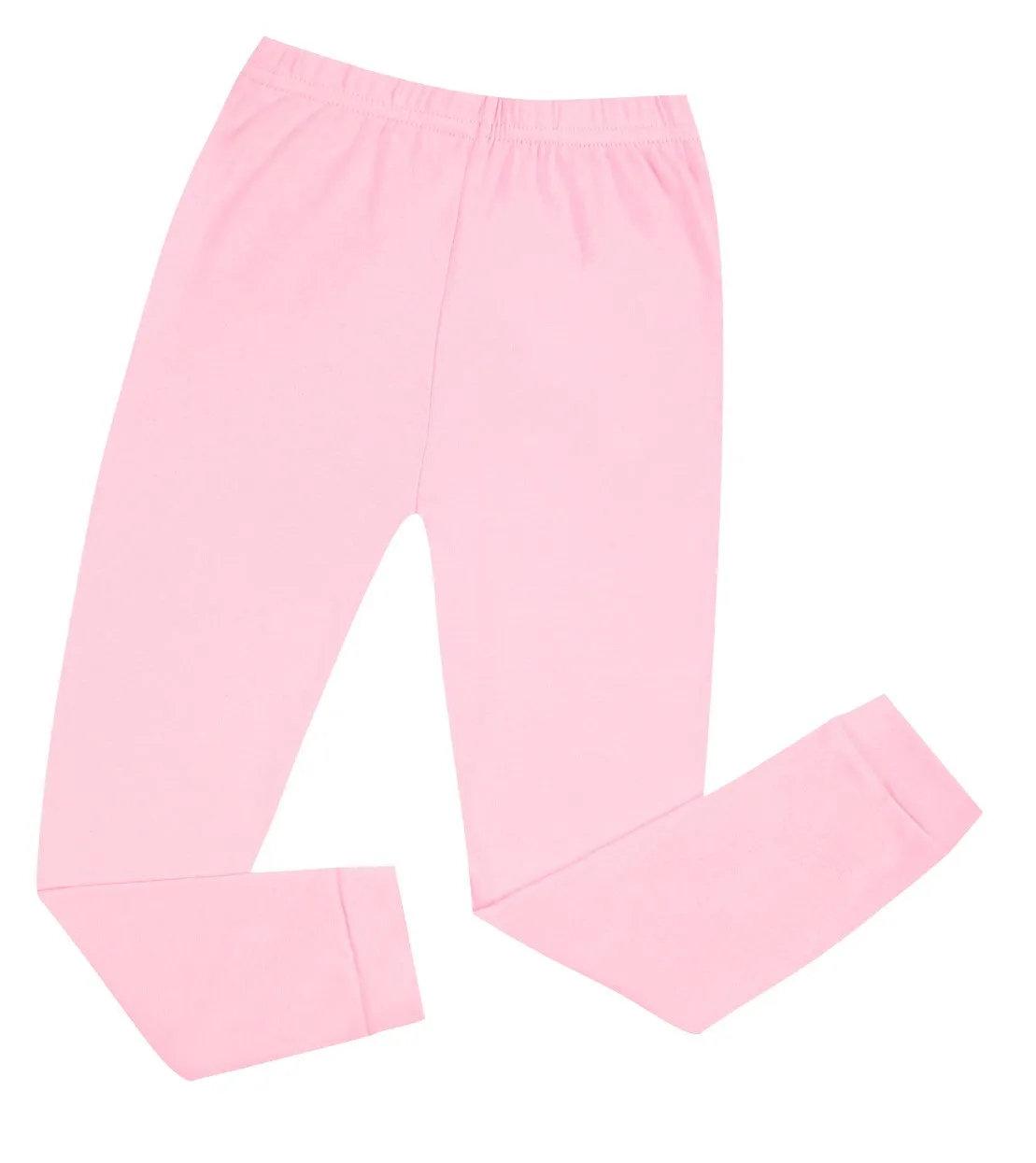 Elowel Boys Girls Pink Solid 2 Piece target Pajama Set 100% Cotton (Size 12 Months -12 Years)