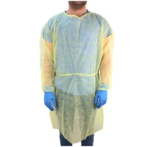 Ever Ready First Aid Isolation Gown, Yellow