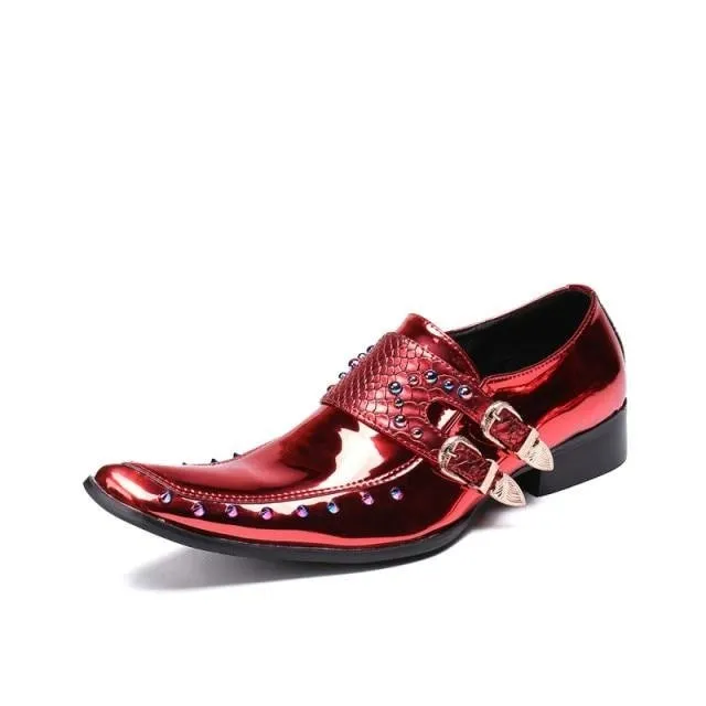 ExoticaLux Square Toe Oxford Shoes