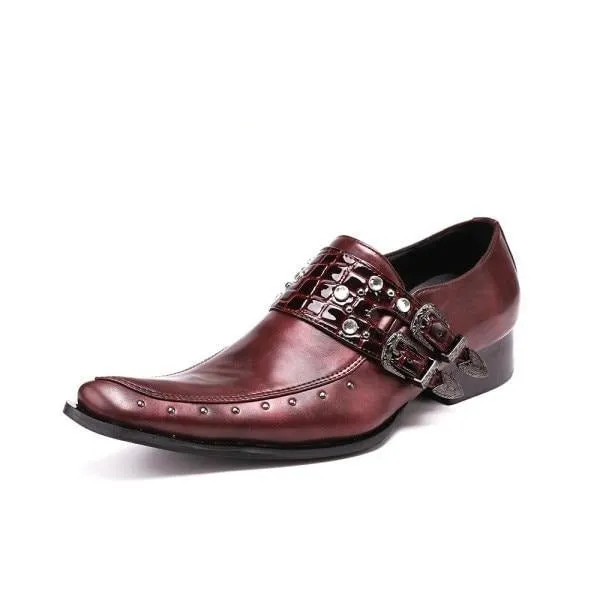 ExoticaLux Square Toe Oxford Shoes