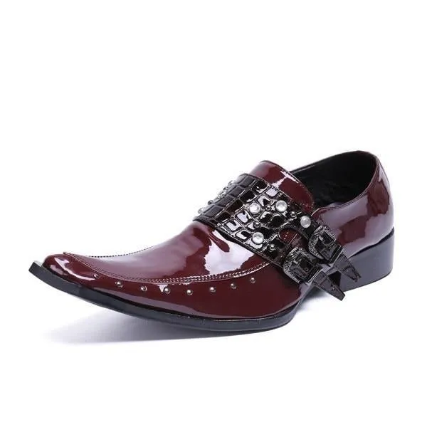 ExoticaLux Square Toe Oxford Shoes