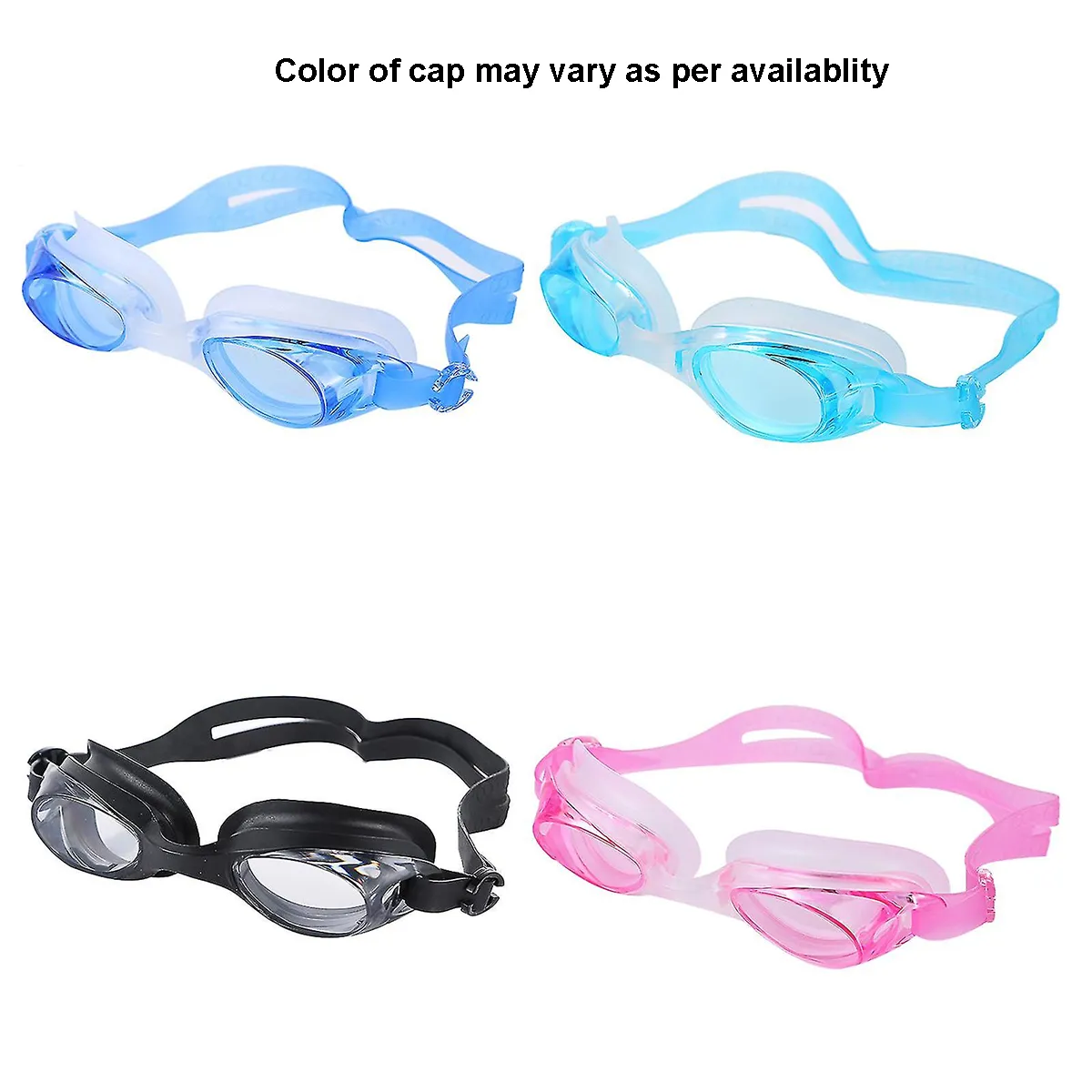 Fancydresswale Swimming Combo for boys - Set of swimming shorts, Silicon cap and Swimming Goggles