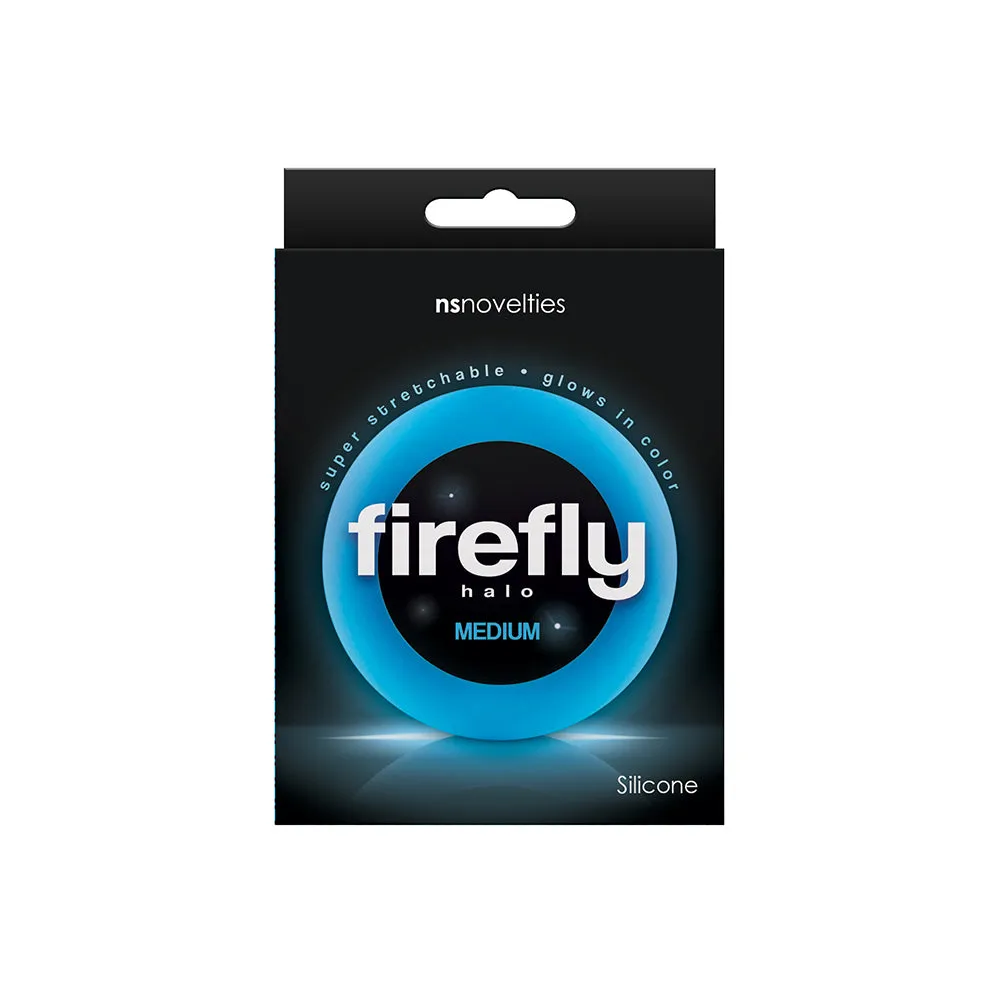 Firefly Halo Cock Ring Medium Blue