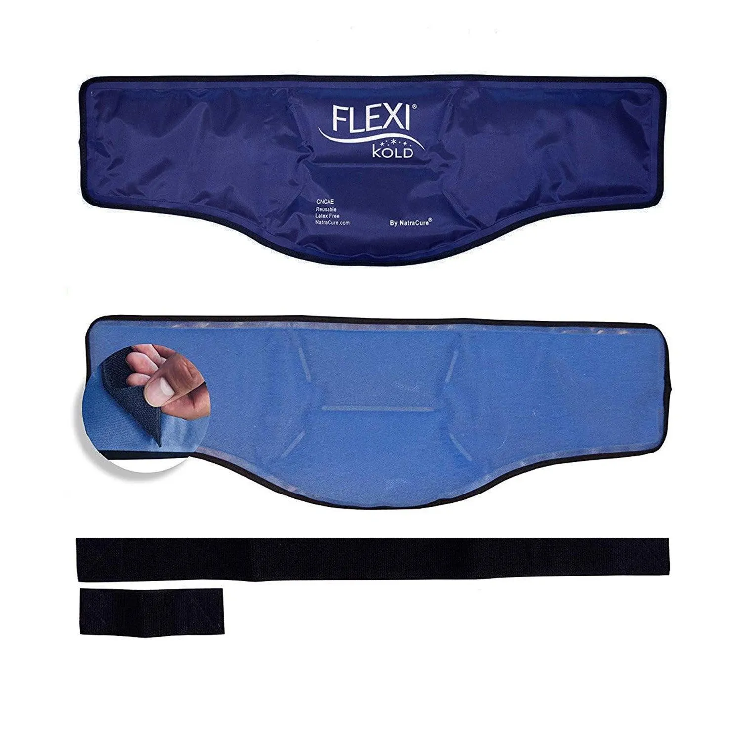 FlexiKold Neck Gel Cold Pack with Straps