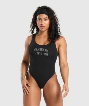 Gymshark Lifting Bodysuit - Black