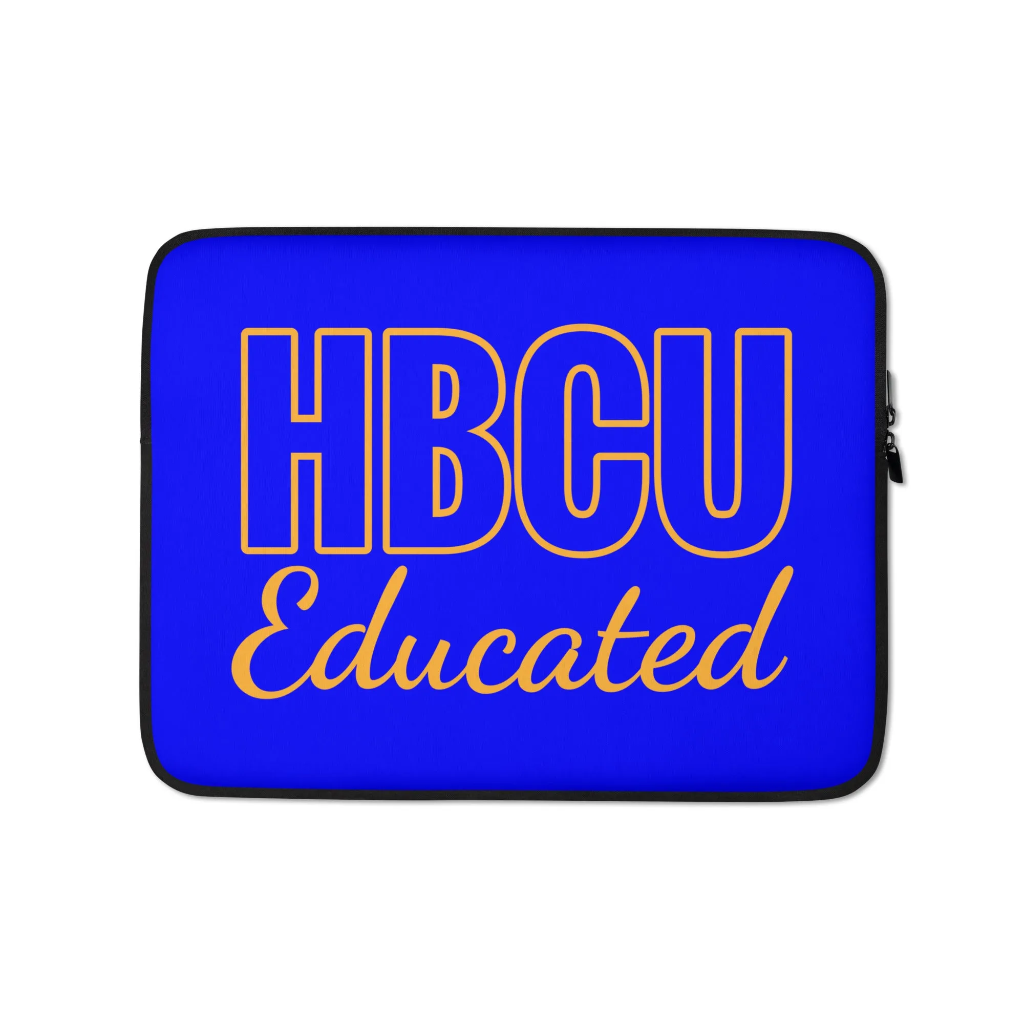 HBCU Educated Blue/Gold Laptop Sleeve