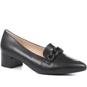 Hoolie Heeled Leather Loafers - GAB36503 / 322 695