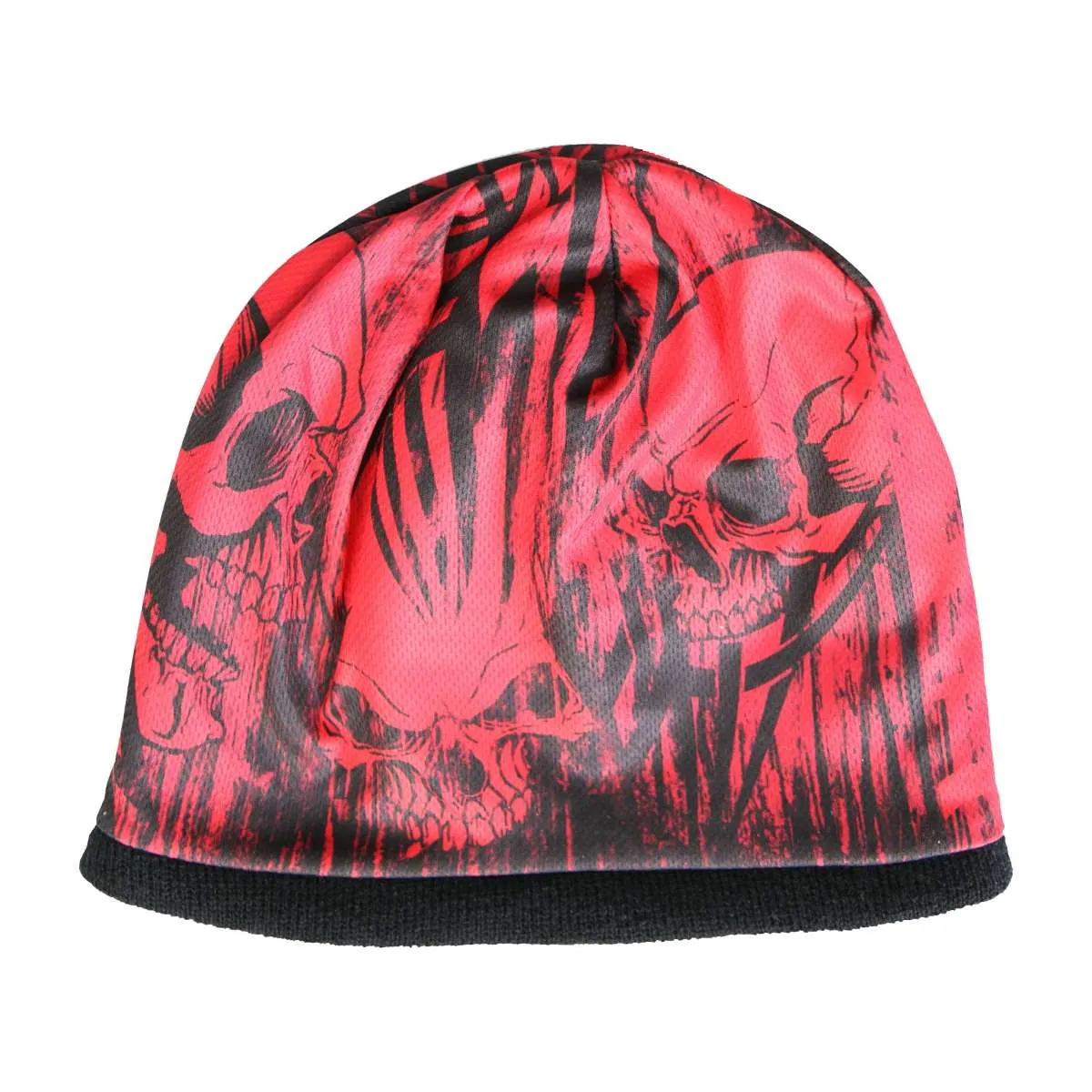 Hot Leathers Over The Top Skull Beanie KHC1016