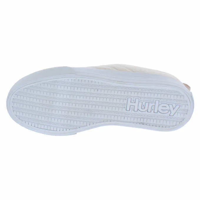 Hurley Women's Natural Beige Arlo Puff Clog Slip-On Shoes