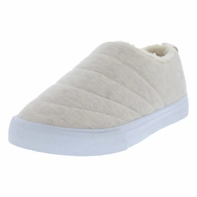 Hurley Women's Natural Beige Arlo Puff Clog Slip-On Shoes