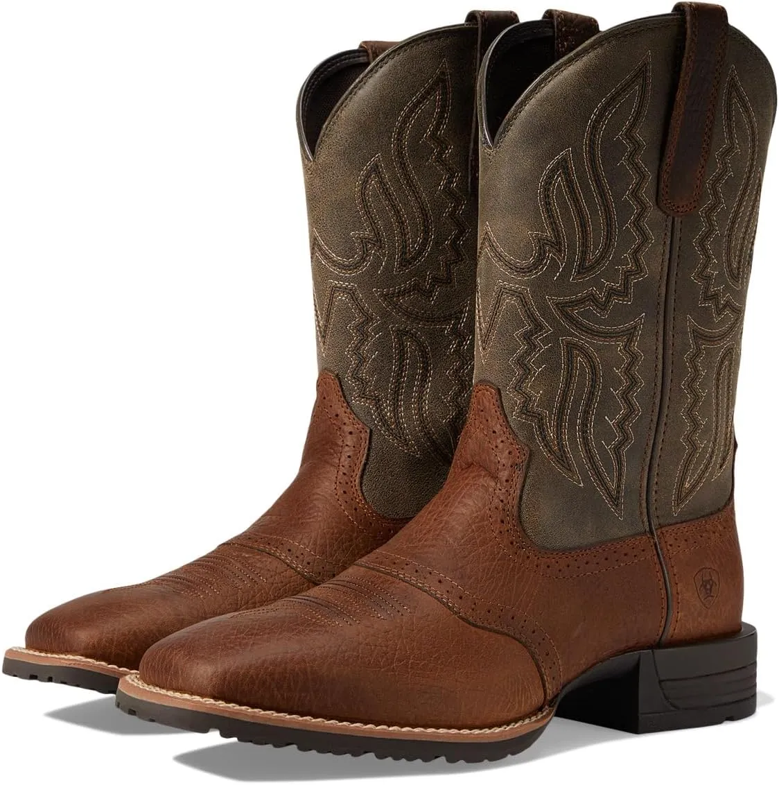 Hybrid Ranchway Western Boot Ariat Cowboy Boot, Earth