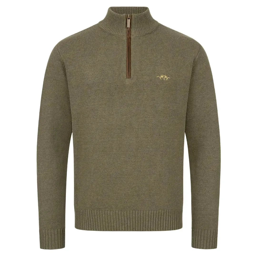 HZ Wool Sweater - Dark Olive by Blaser