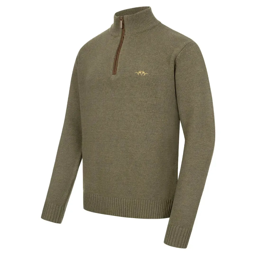 HZ Wool Sweater - Dark Olive by Blaser