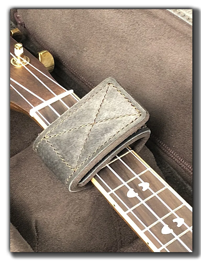 “Iwi” Leather Ukulele Case - Whiskey Brown