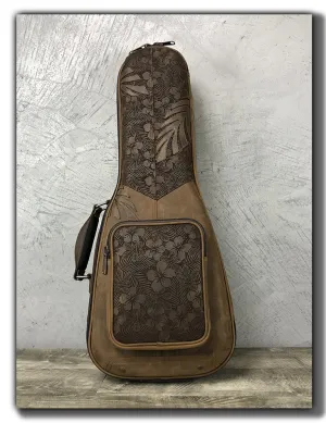 “Iwi” Leather Ukulele Case - Whiskey Brown