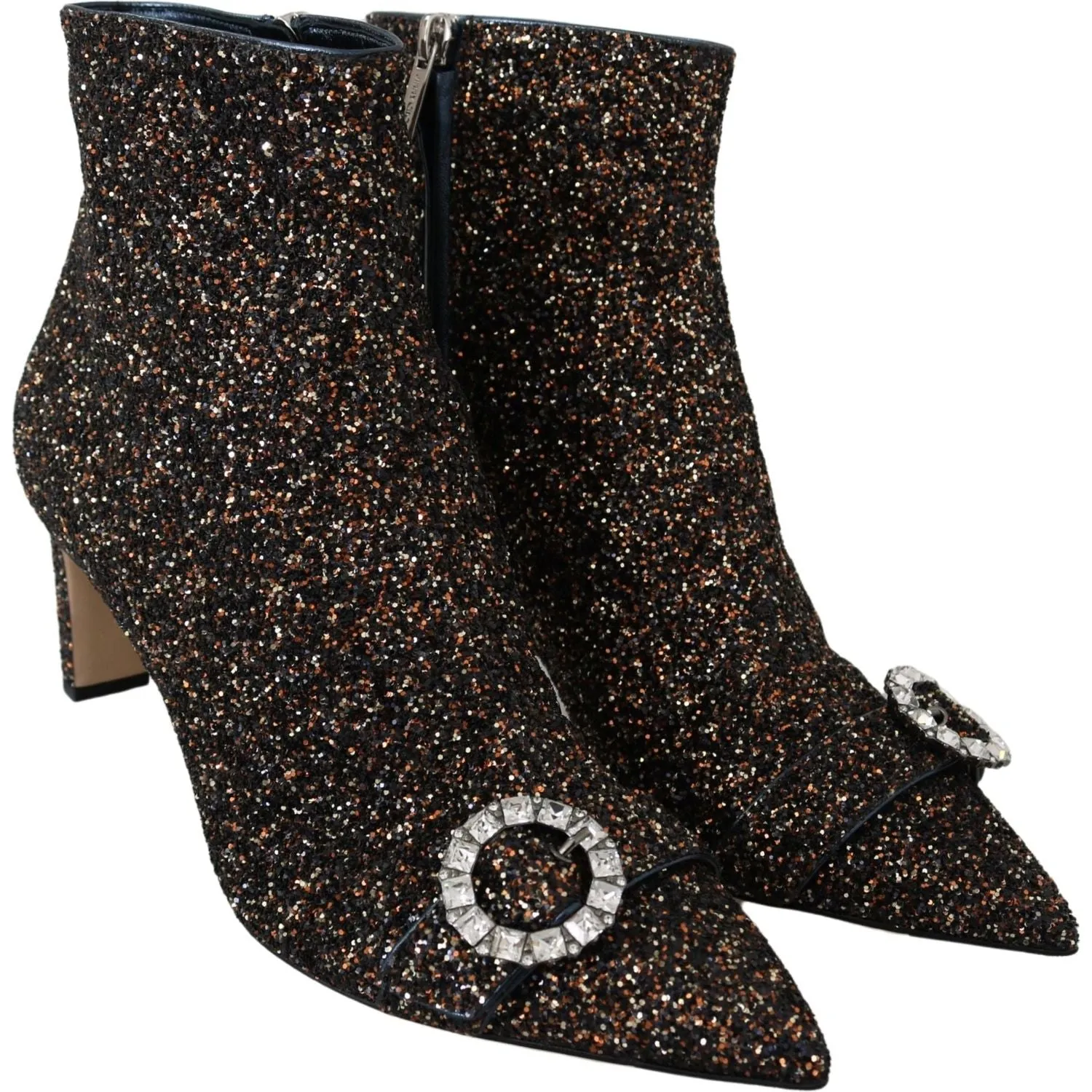 Jimmy Choo Amethyst Mix Hanover Heeled Glitter Boots