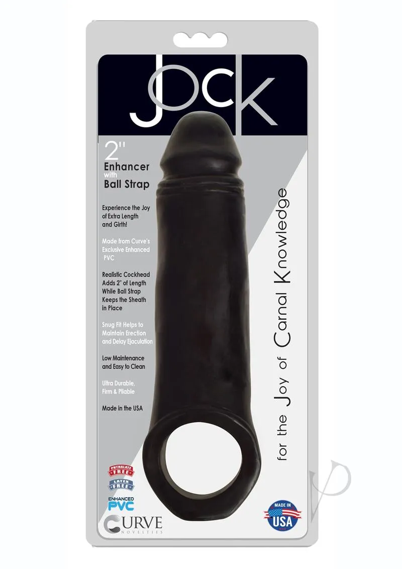 Jock Penis Enhancer W/strap 2 Black