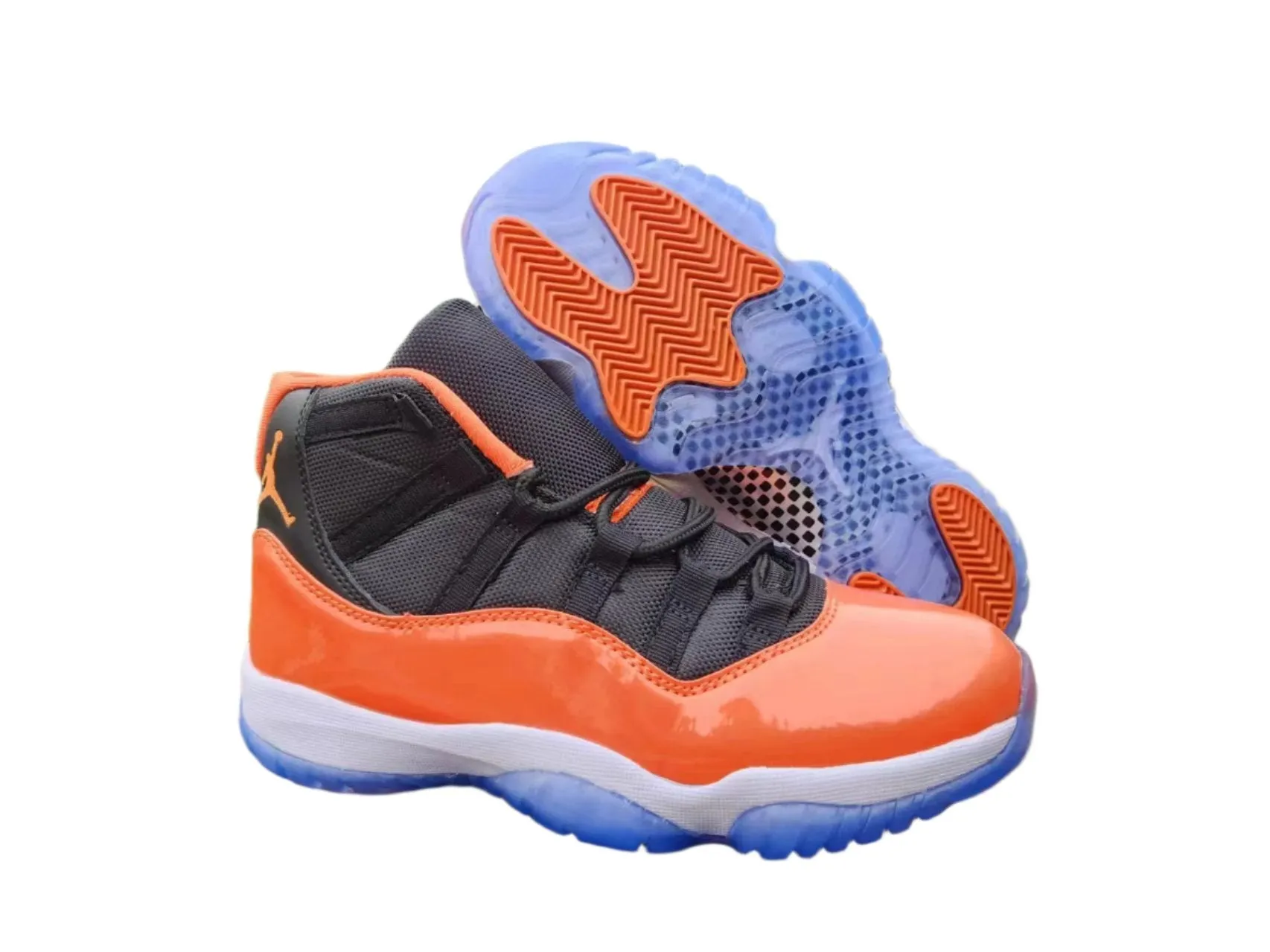 JORDAN 11 Orange and Black