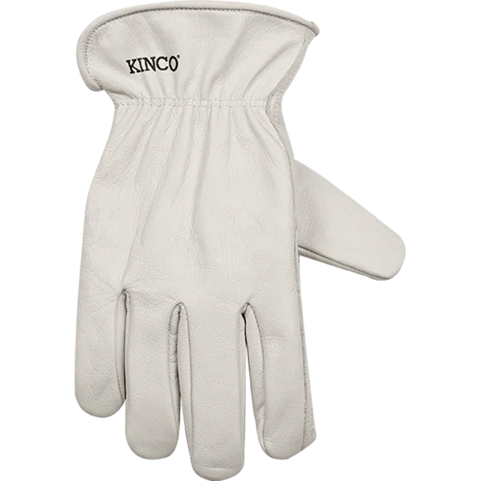 Kinco Pearl Grain Goatskin Driver Glove (Large, Pearl)