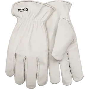 Kinco Pearl Grain Goatskin Driver Glove (Large, Pearl)