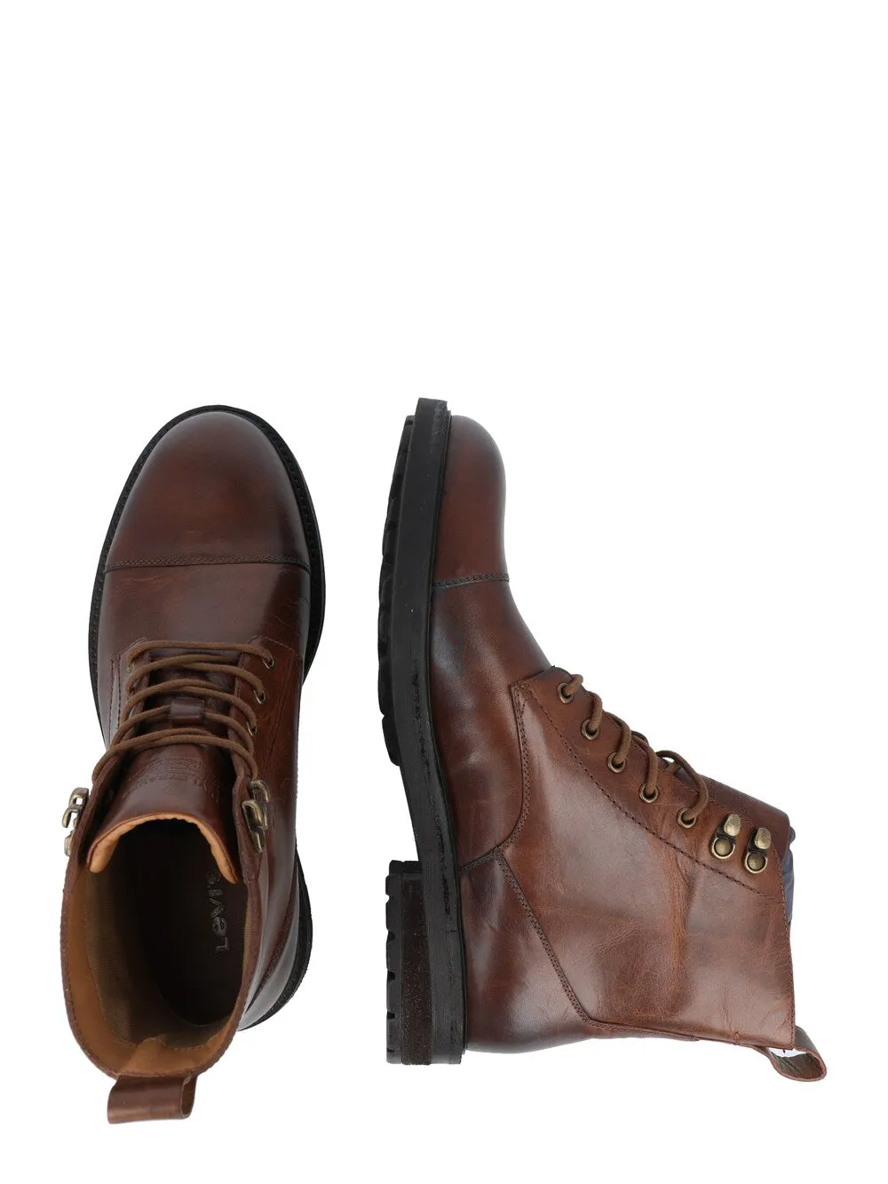 LEVIS Emerson lace-up boots, brown