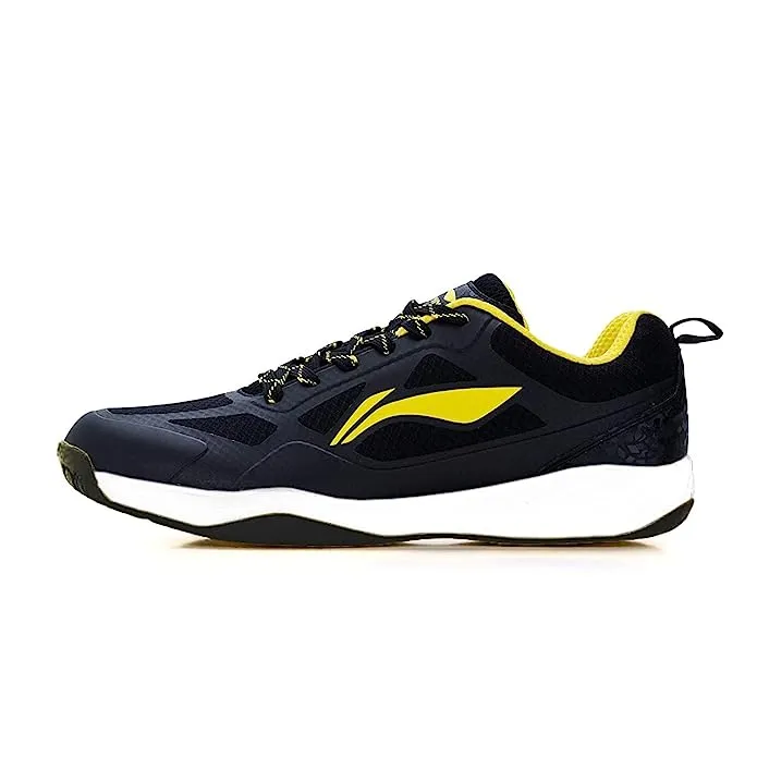 Li-Ning Unisex Ultra Pro Badminton Shoes (Black/Yellow ) -11 UK