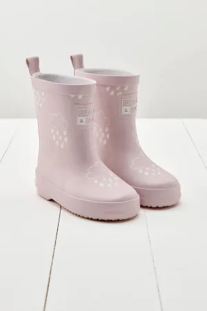 Little Kids Baby Pink Colour-Revealing Wellies