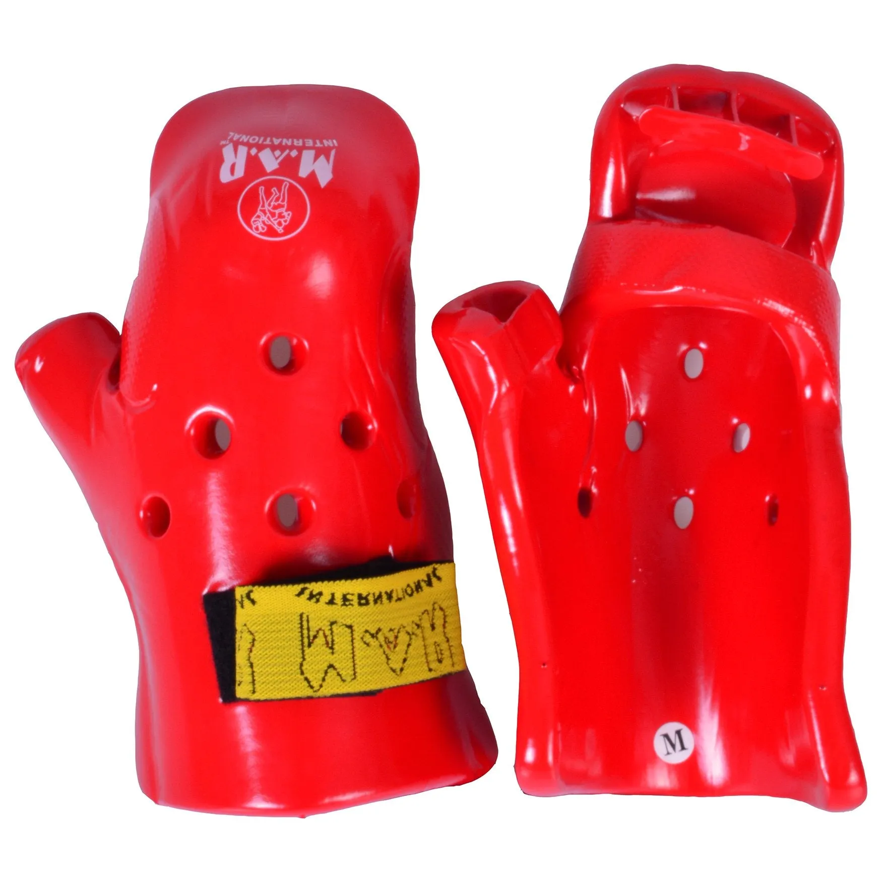 MAR-161A | Red Dipped Foam Martial Arts Punching Gloves