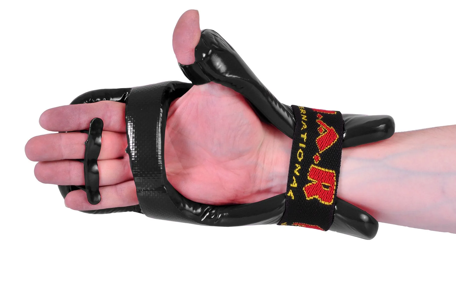 MAR-161B | Black Dipped Foam Martial Arts Punching Gloves