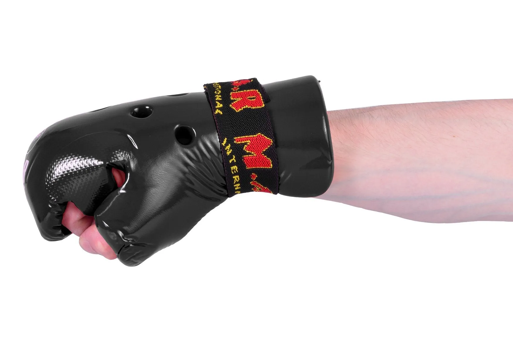 MAR-161B | Black Dipped Foam Martial Arts Punching Gloves