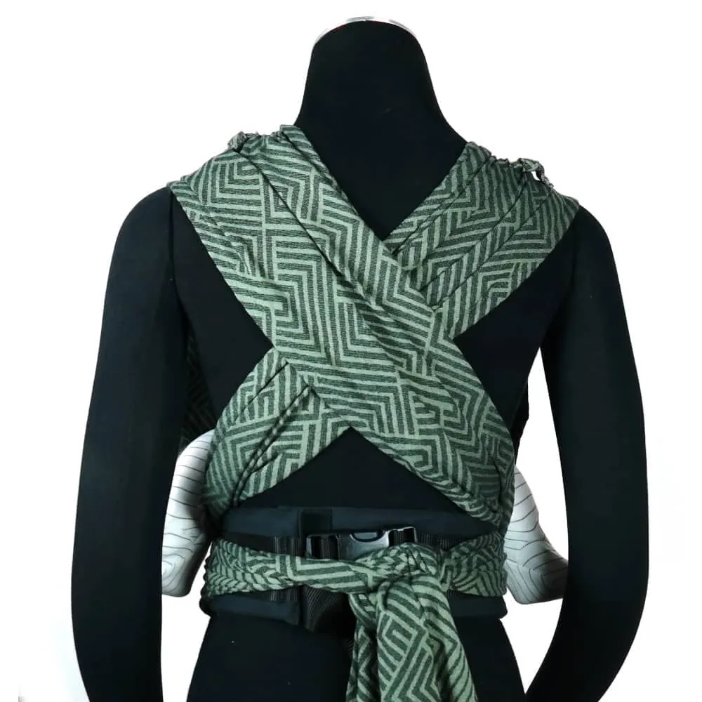 Metro Olive Anthracite DidyKlick Half Buckle by Didymos