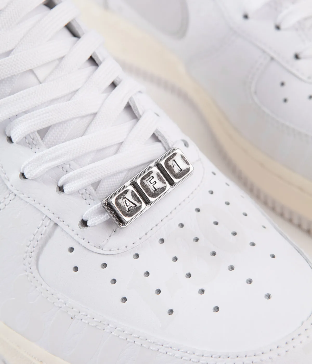 Nike Air Force 1 '07 Premium Shoes - White / Vast Grey - Sail - Black