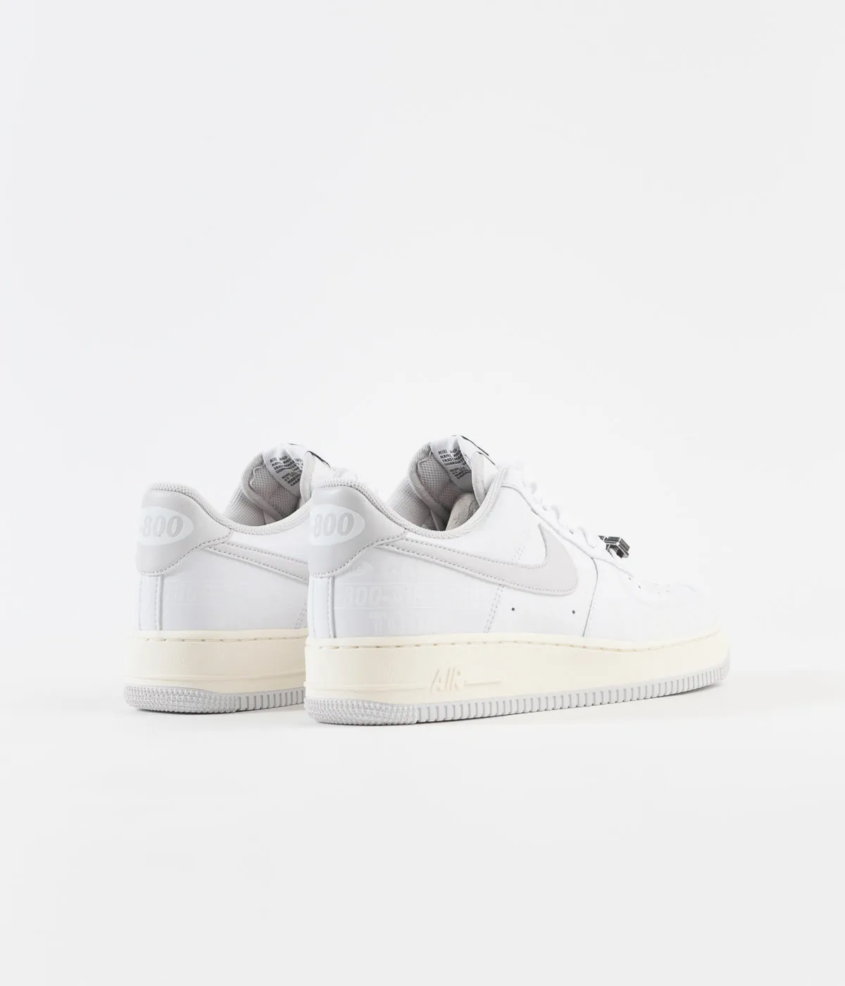 Nike Air Force 1 '07 Premium Shoes - White / Vast Grey - Sail - Black