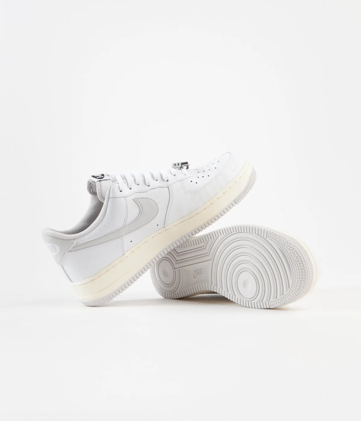 Nike Air Force 1 '07 Premium Shoes - White / Vast Grey - Sail - Black