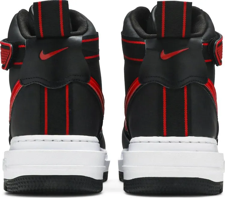 Nike Air Force 1 Boot 'Black University Red', black