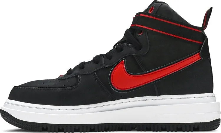 Nike Air Force 1 Boot 'Black University Red', black