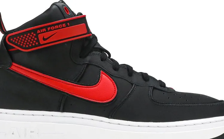 Nike Air Force 1 Boot 'Black University Red', black