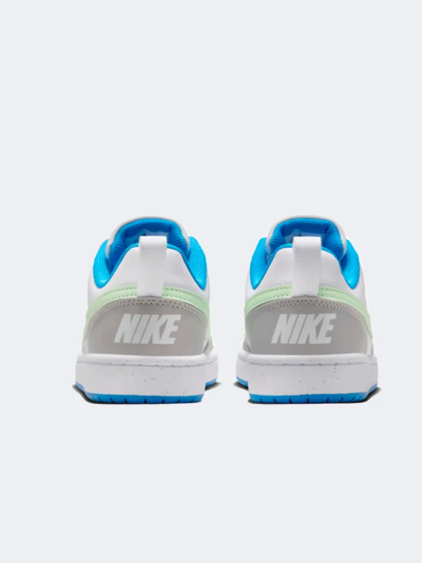 Nike Court Borough Recraft Gs-Boys Lifestyle Shoes Iron/White/Blue