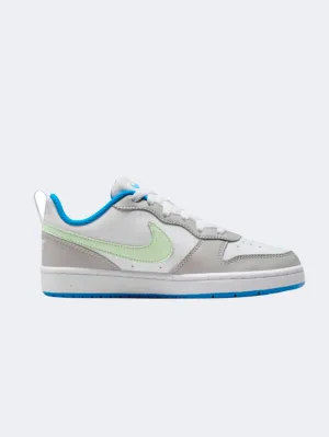 Nike Court Borough Recraft Gs-Boys Lifestyle Shoes Iron/White/Blue