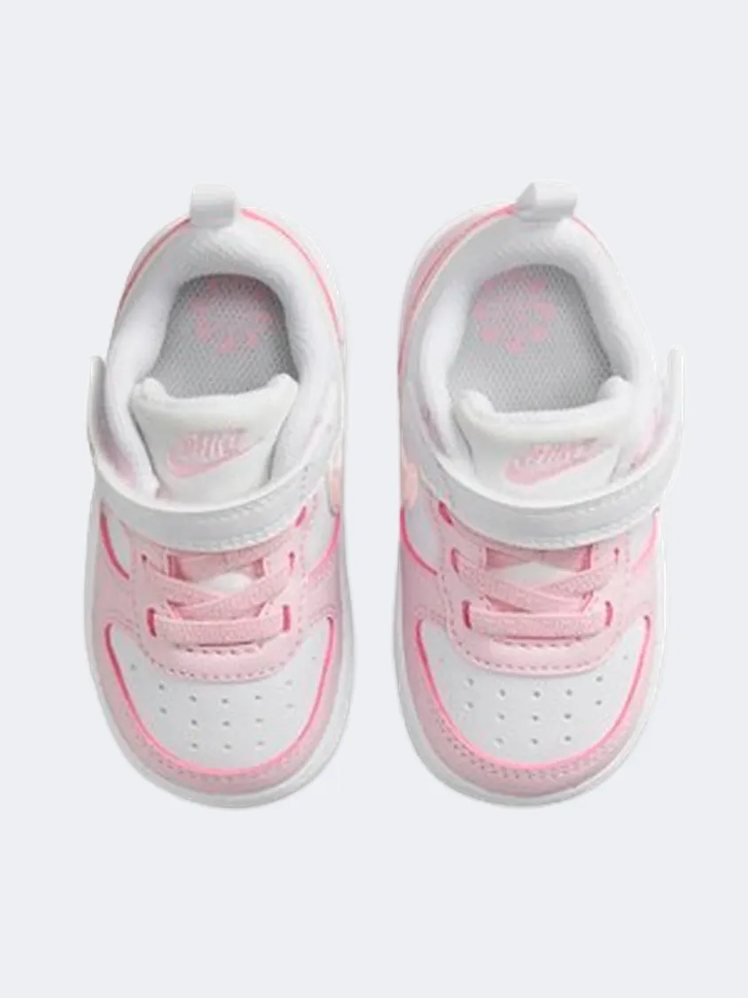 Nike Court Borough Recraft Infant-Boys Lifestyle Shoes White/Pink Foam