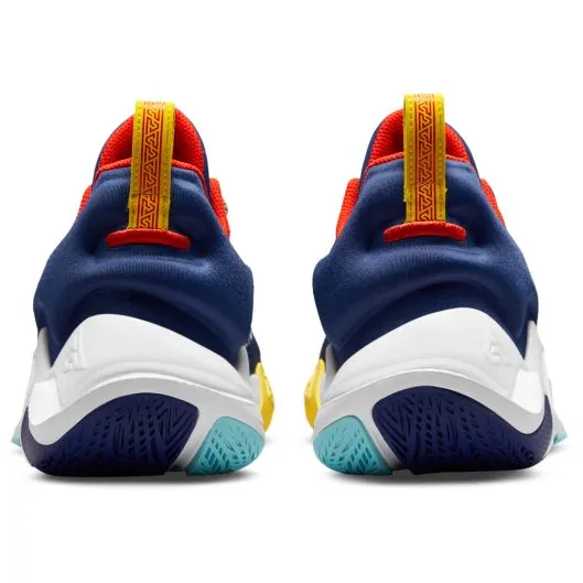 Nike Men's Giannis Immortality Force Field Shoes - Deep Royal Blue / Habanero Red / Copa / Yellow Strike