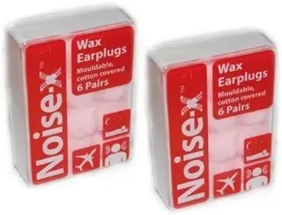 Noise-X Mouldable Cotton Covered Wax Ear Plugs